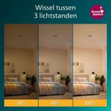 Philips Cilantro inbouwspot - SceneSwitch lichttechnologie - 5W - Warmwit licht: 2700K - Zwart