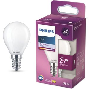 Philips LED lamp E14 | Kogel P45 | Mat | 4000K | 1.9W (25W)