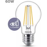 Philips LED lamp transparant E27 7W 2700K Warmwit (6 Stuks)