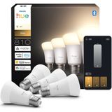 Philips - Hue A60 - Slimme Ledlamp - Warm Wit Licht - E27 Fitting - 4-pack