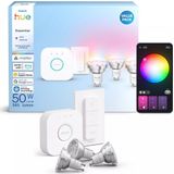 Philips - Hue Essential GU10 Starterkit - Slimme Lamp - Met Hue Bridge en Dimmer Switch