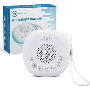 JVS Products - White Noise Machine - Wit - USB-C Oplaadbaar - Draadloos - Slaaphulp