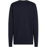 Tommy Hilfiger - Sweatshirt - Blauw - Polyester - Ronde Hals - Geborduurd Logo