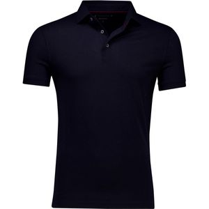 Tommy Hilfiger - Polo - Donkerblauw - Korte Mouw - 100% Katoen
