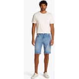 Tommy Hilfiger - Brooklyn - Korte Broek - Blauw - 79% Katoen, 20% Gerecycled Katoen