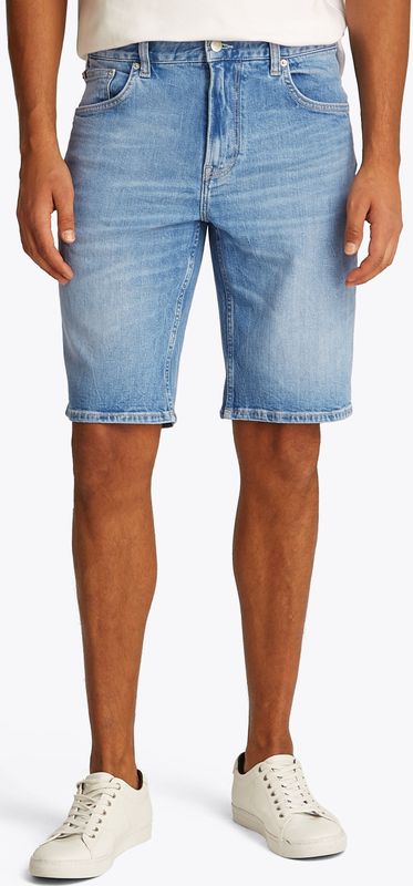 Tommy Hilfiger - Brooklyn - Korte Broek - Blauw - 79% Katoen, 20% Gerecycled Katoen