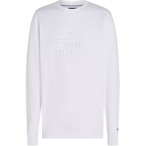Tommy Hilfiger - Sweatshirt - Effen - Puur Katoen - Hoge Ronde Hals