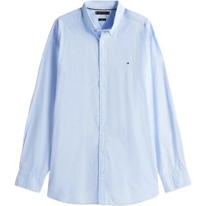 Tommy Hilfiger - BT-FLEX POPLIN SOLID RF SHIRT - T-shirt - Blauw - Katoen