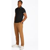 Tommy Hilfiger - Flag Cuff Slim Fit - Poloshirt - Zwart