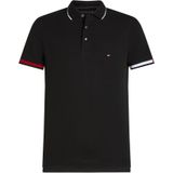 Tommy Hilfiger - Flag Cuff Slim Fit - Poloshirt - Zwart
