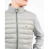 Tommy Hilfiger - Mix Media Zip Sweatshirt - Grijs