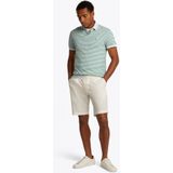 Tommy Hilfiger - 1985 Regular Polo - Poloshirt - Groen met Wit Gestreept