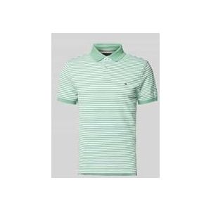 Tommy Hilfiger - Poloshirt - Effen - Katoenmix - Regular Fit - Korte Mouwen
