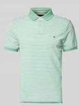 Tommy Hilfiger - 1985 Regular Polo - Poloshirt - Groen met Wit Gestreept