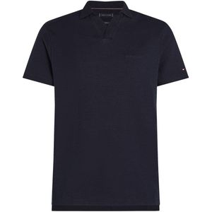 Tommy Hilfiger - Polo - Blauw - 100% Katoen - Relaxed Fit