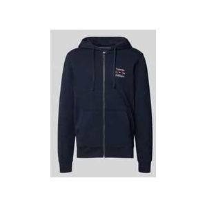 Tommy Hilfiger Heren HILFIGER STACK HOODY ZT MW0MW39250 Zip Through Hoodie, Blauw, XS, Blauw (Woestijnhemel), XS