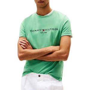 About You - T-Shirt - Ronde Hals - Logoprint - Kwartmouw