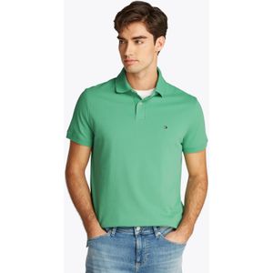 Polo met korte mouwen, regular 1985 TOMMY HILFIGER. Bio katoen materiaal. Maten S. Groen kleur