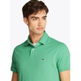 TOMMY HILFIGER - Poloshirt - Groen - Bio Katoen