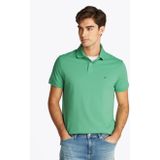 TOMMY HILFIGER - Poloshirt - Groen - Bio Katoen