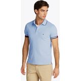Tommy Hilfiger - MW0MW38458 - Poloshirt - Blauw - Katoen - Korte Mouwen