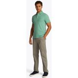 Tommy Hilfiger - Korte Mouwen Polo - Groen - Pique - Slim Fit