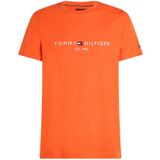Tommy Hilfiger - TOMMY LOGO TEE - T-shirt - Oranje