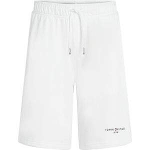 Tommy Hilfiger - SMALL TOMMY LOGO SWEATSHORTS - Joggingbroek - Wit