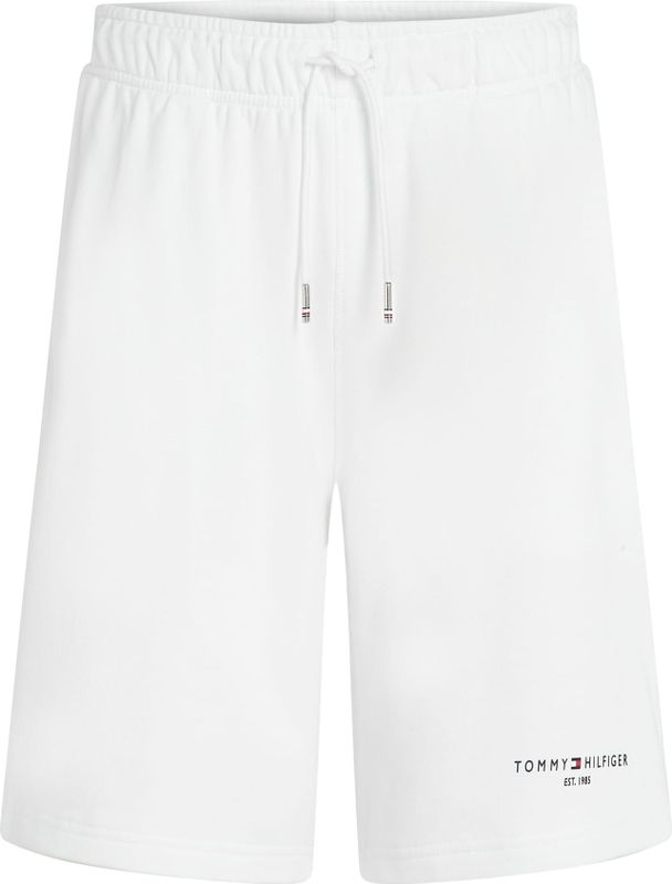 Tommy Hilfiger - SMALL TOMMY LOGO SWEATSHORTS - Joggingbroek - Wit