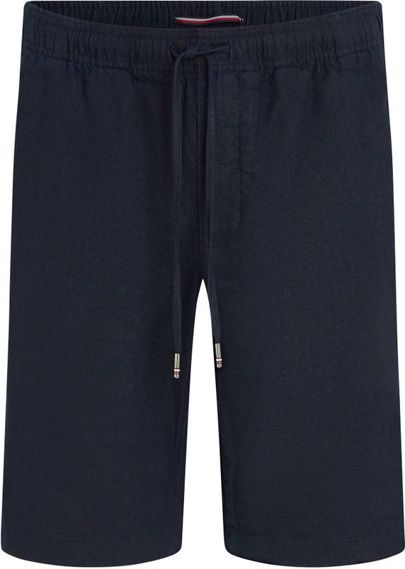 Tommy Hilfiger - Korte Broeken - Blauw - Linnen