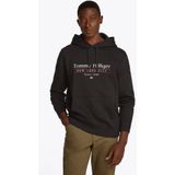 Tommy Hilfiger Hoodie HILFIGER CENTER STACK HOODY mit großem mehrfarbigen Print