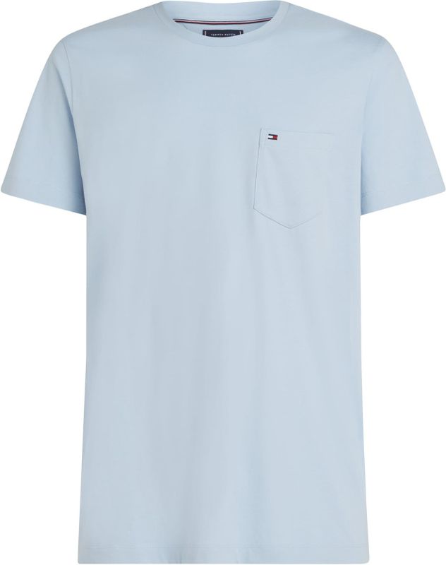Tommy Hilfiger - Basic T-shirt - Katoen - Donkerblauw