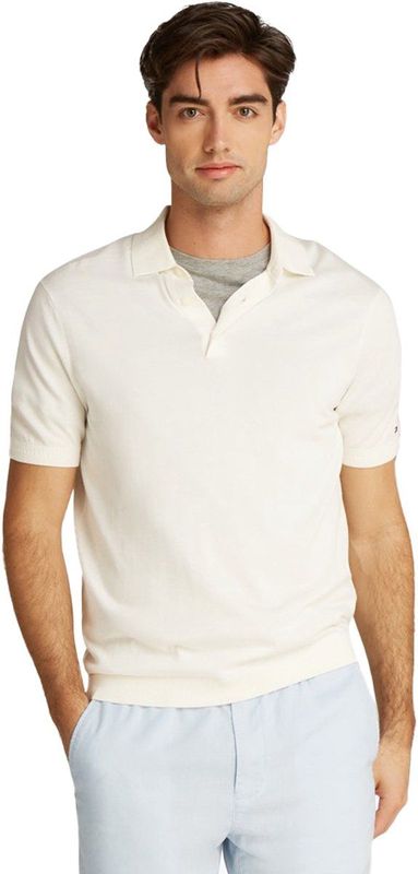 Tommy Hilfiger - Polo - Creme - Katoen