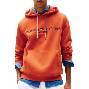 Sweatshirt - Capuchon - Sweatstof - Logoprint - Lange Mouw