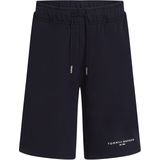Tommy Hilfiger Heren SMALL TOMMY LOGO SWEATSHORTS MW0MW38698 Joggingbroek, Blauw, XS, Blauw (Desert Sky 654 920), XS