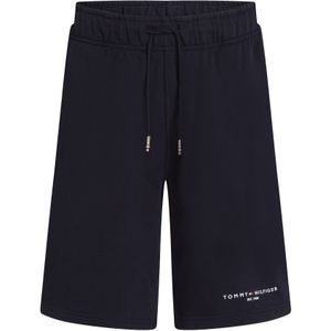 Tommy Hilfiger - SMALL TOMMY LOGO - Joggingbroek - Blauw - Katoen