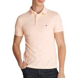 Tommy Hilfiger Polo Korte Mouw - Roze - 1985 Slim Polo