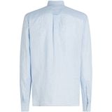 Tommy Hilfiger - Pigment Dyed Shirt - T-shirt - Lichtblauw - Popeline