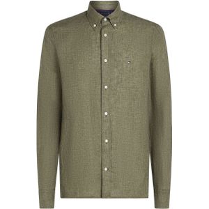 Tommy Hilfiger - Groen Casual Overhemd met Lange Mouwen