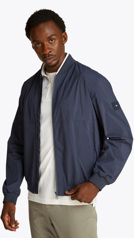 Tommy Hilfiger Heren BRANDED BOMBER MW0MW39199 Bomberjack, Blauw, XS, Blauw (Woestijnhemel), XS