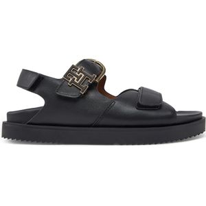 Tommy Hilfiger - Sandalen - Plat - Leren - Gespsluiting