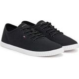 TOMMY HILFIGER Th Hi Vulc Low Core BasHomme - Ecru - 100% Linnen