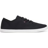 TOMMY HILFIGER Th Hi Vulc Low Core BasHomme - Ecru - 100% Linnen