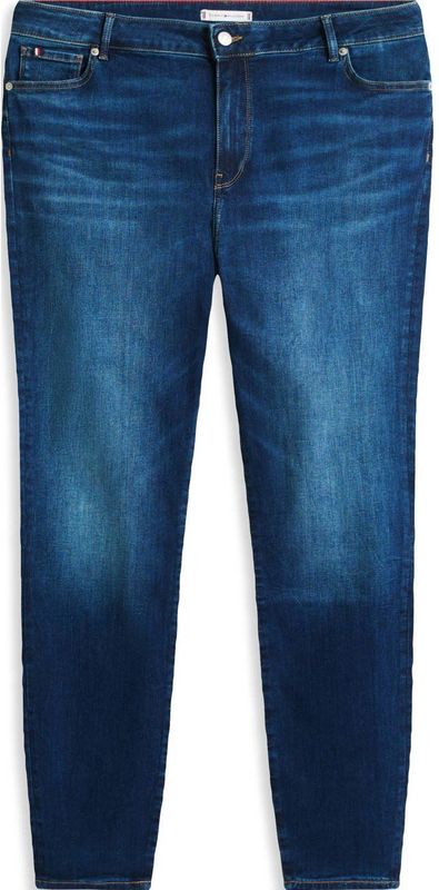 Tommy Jeans - New Doreen - Skinny Broek - Stoned Wash - Met Riemlussen