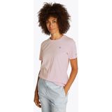 Tommy Hilfiger - REG CONTRAST FLAG SS TEE - T-shirt - Light pink