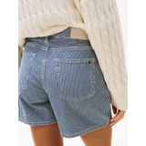 TOMMY HILFIGER - Gestreepte Denim Short - Blauw - Katoen