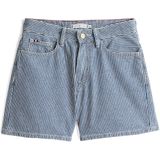 TOMMY HILFIGER - Gestreepte Denim Short - Blauw - Katoen