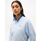 TOMMY HILFIGER - Sweatshirt - Lichtblauw - Effen - Lange Mouw