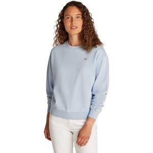 TOMMY HILFIGER - Sweatshirt - Lichtblauw - Effen - Lange Mouw