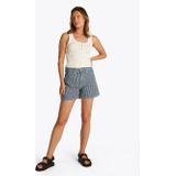 Jeans - Gestreept - Denim - Kort - Mid Waist